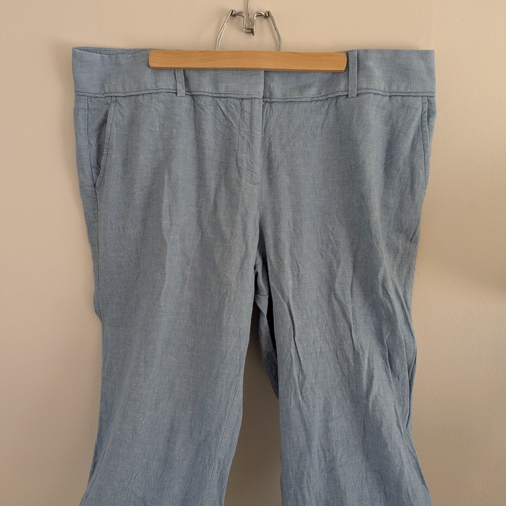 LOFT Light Blue Trousers Elegant Design